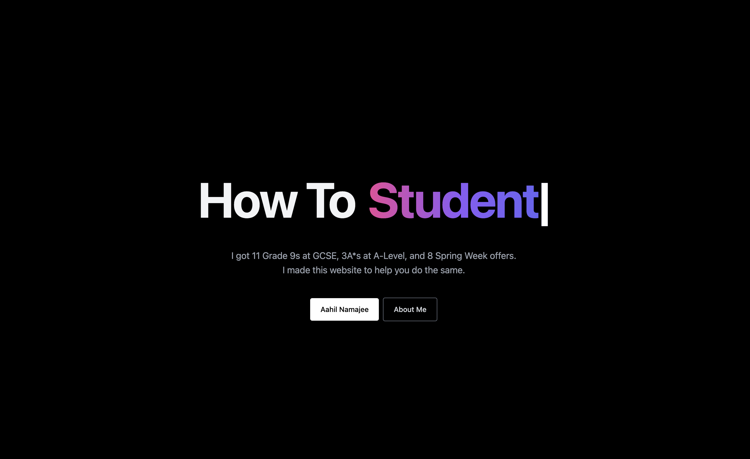How To Student